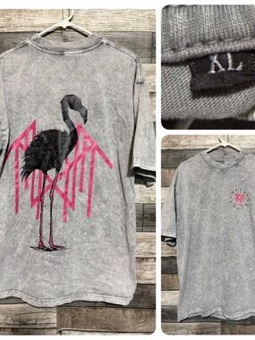 Sleep Token Flamingo Heavyweight T Shirt Men’s XL Gray Short Sleeve